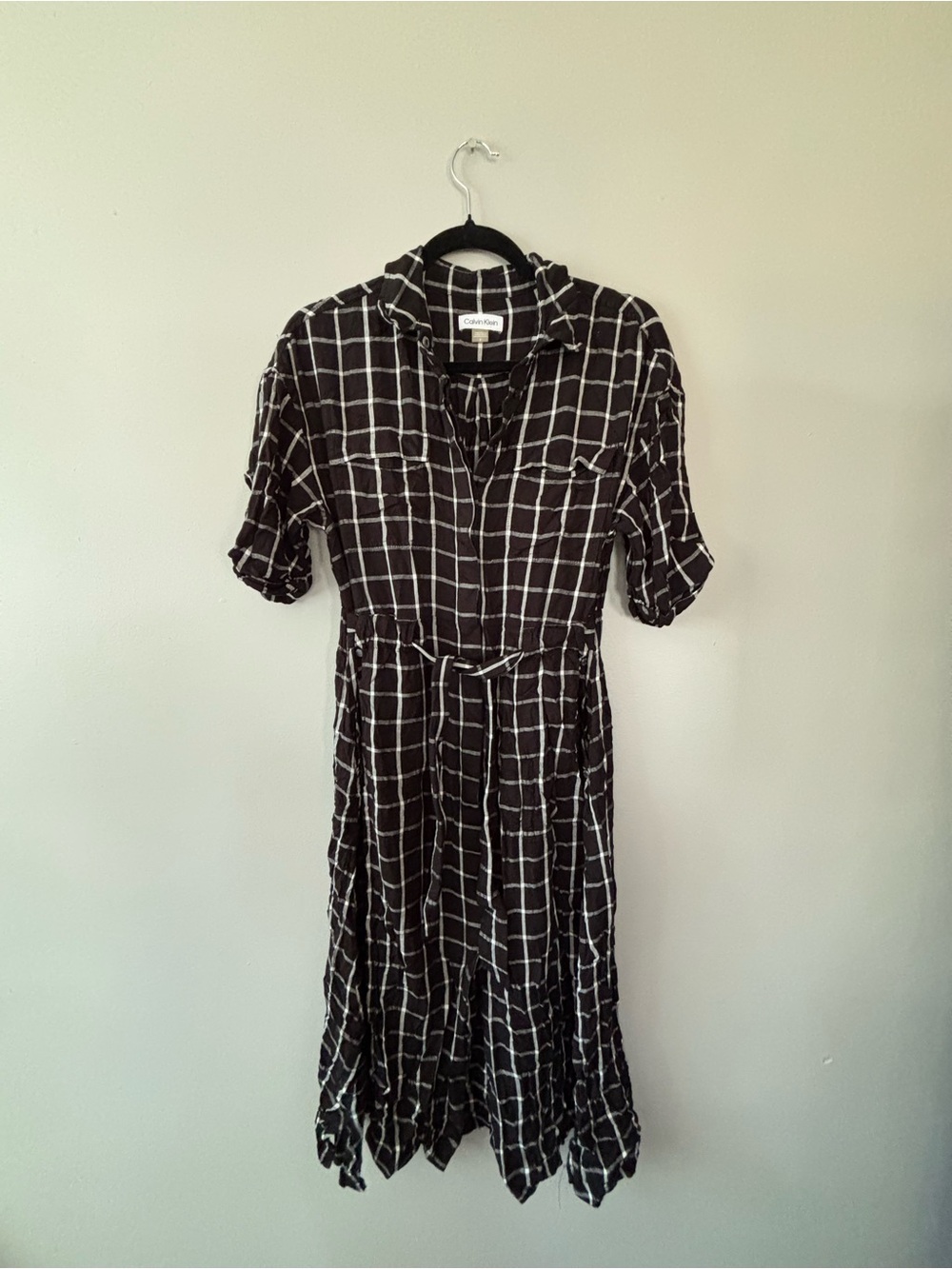 Chic Business Casual Plaid Dress